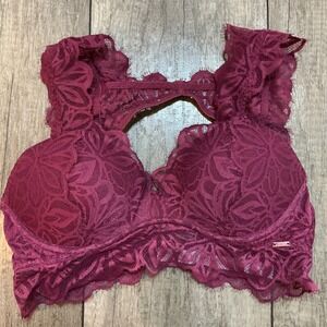 Victoria's‎ Secret Pink Lace Push Up Bralette Bra Size S/P